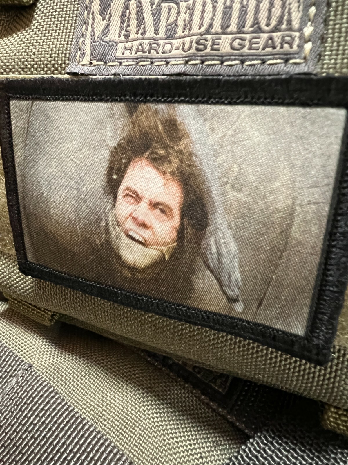 Ace Ventura Rhino Butt Morale Patch Army Military Tactical Monkey Stare Funny