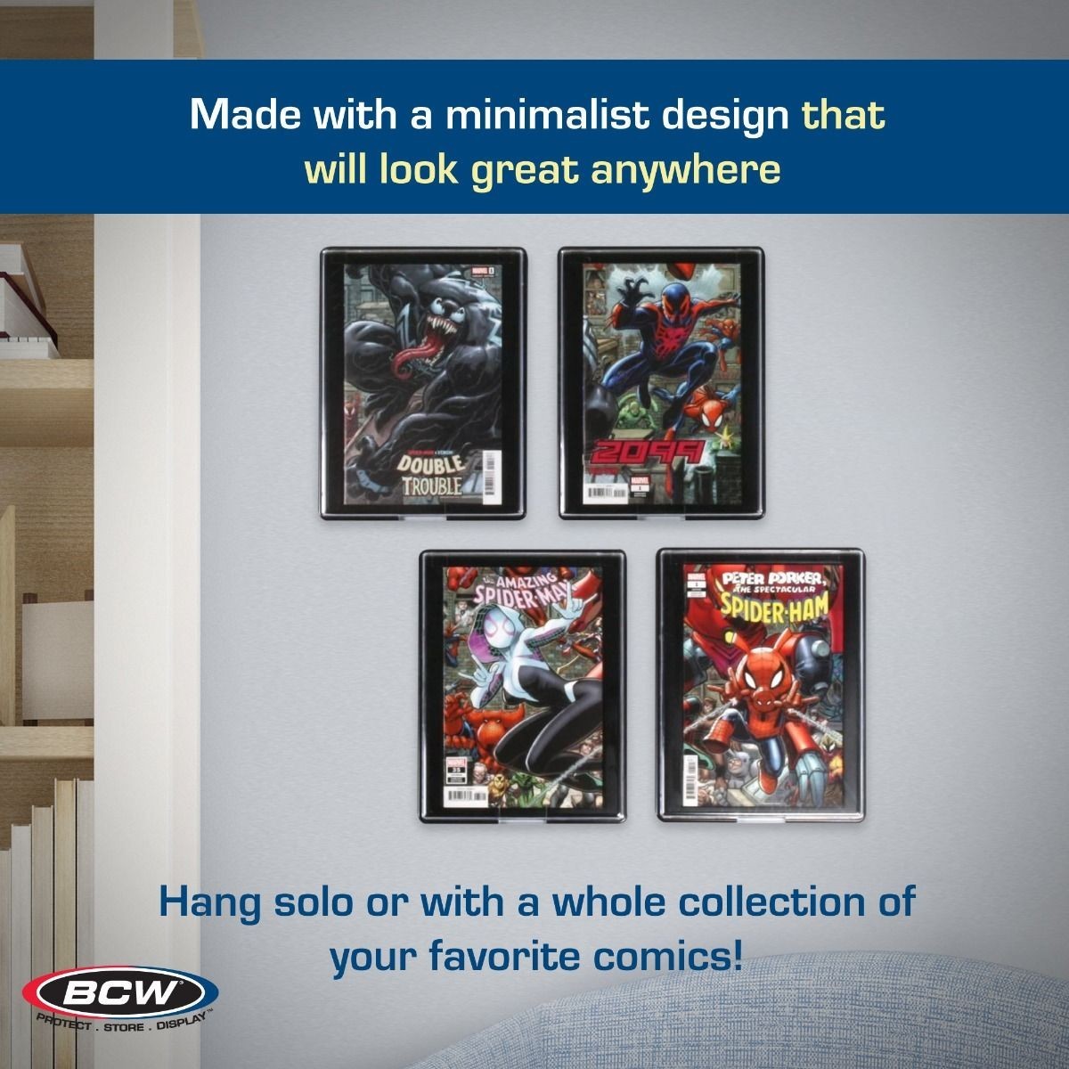 BCW Current Modern Age Comic Book Showcase Wall Mount Frame Display Case