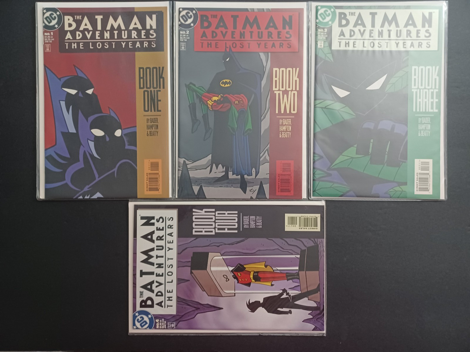 Batman Adventures The Lost Years #1 2 3 & 4 #1-4 Set – 1998 – NM