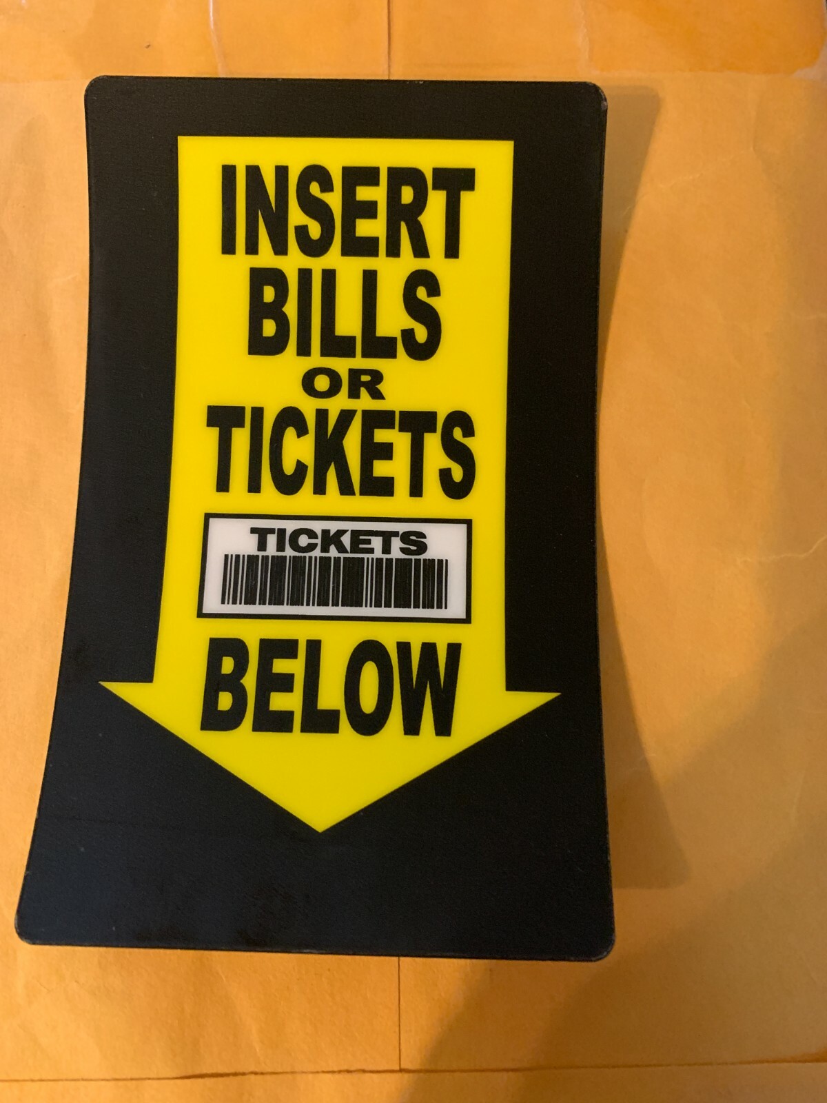 Insert Bills or Tickets Reel Glass Ins SU59285 2.875 x 4.625