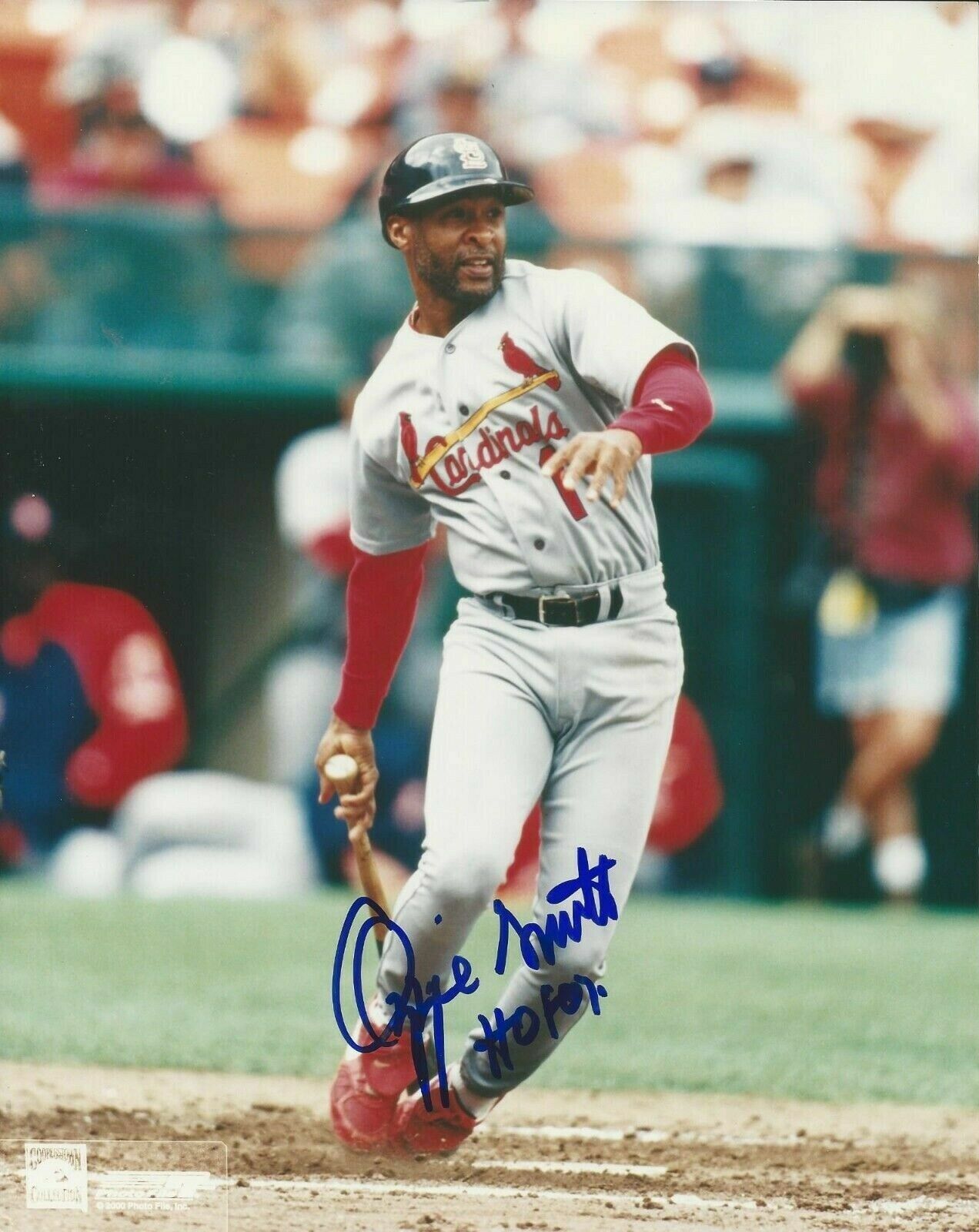 OZZIE SMITH Photo Reprint, Fridge Magnet,Glossy Decal