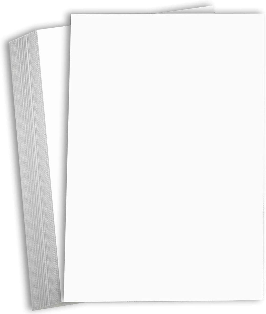 Hamilco White Cardstock Thick 11×17 Paper – Heavy Weight 80 lb Cover Card Stock