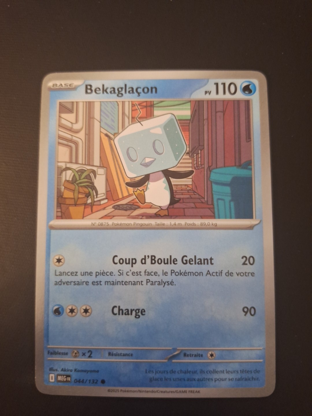 Pokemon Card – Bekaglaçon 044/132 – MEG Mega-Evolution