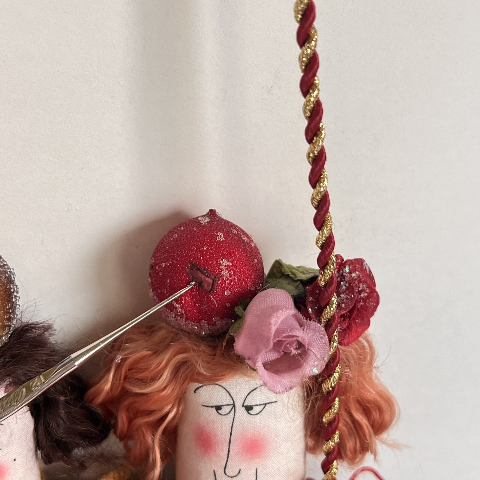 Silvestri Ruby Lips Studio “Girlfriends” Cloth Dolls Wall Hanging Whimsical Cute