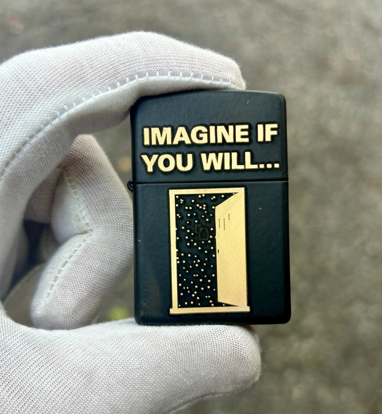 The Twilight Zone Theme Custom Engraved Black Matte Zippo Lighter | Made in USA