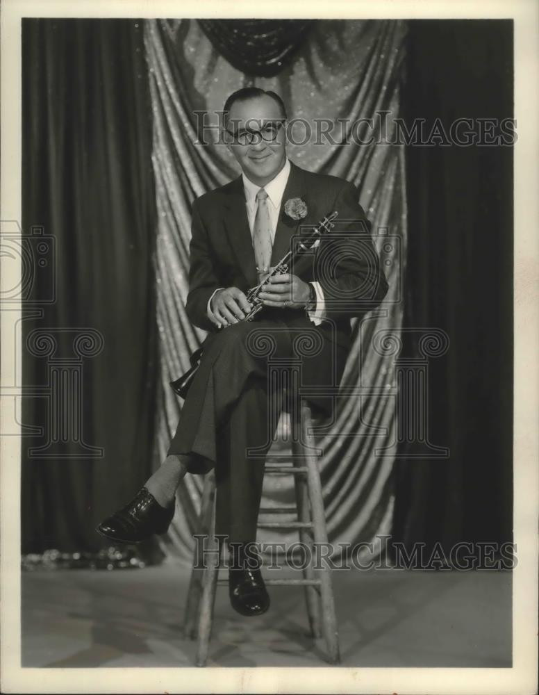 1959 Press Photo Benny Goodman, musician