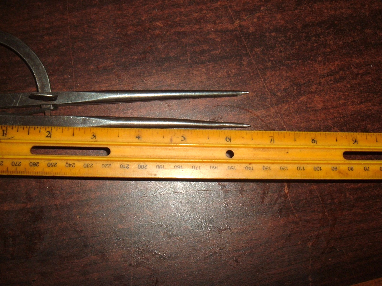 PECK STOW & WILCOX P. S. & W. Co. Carpenter Wing Dividers Calipers Compass