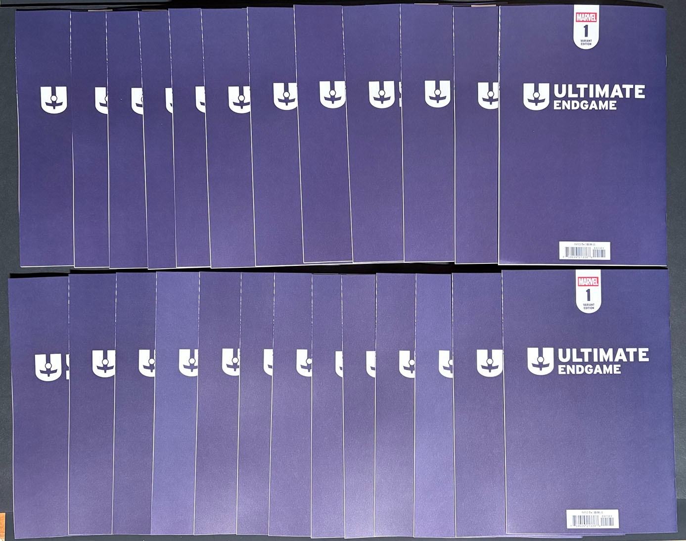 Ultimate Endgame #1 Blank Sketch Variant *LOT OF 25 COPIES* (spine tics)