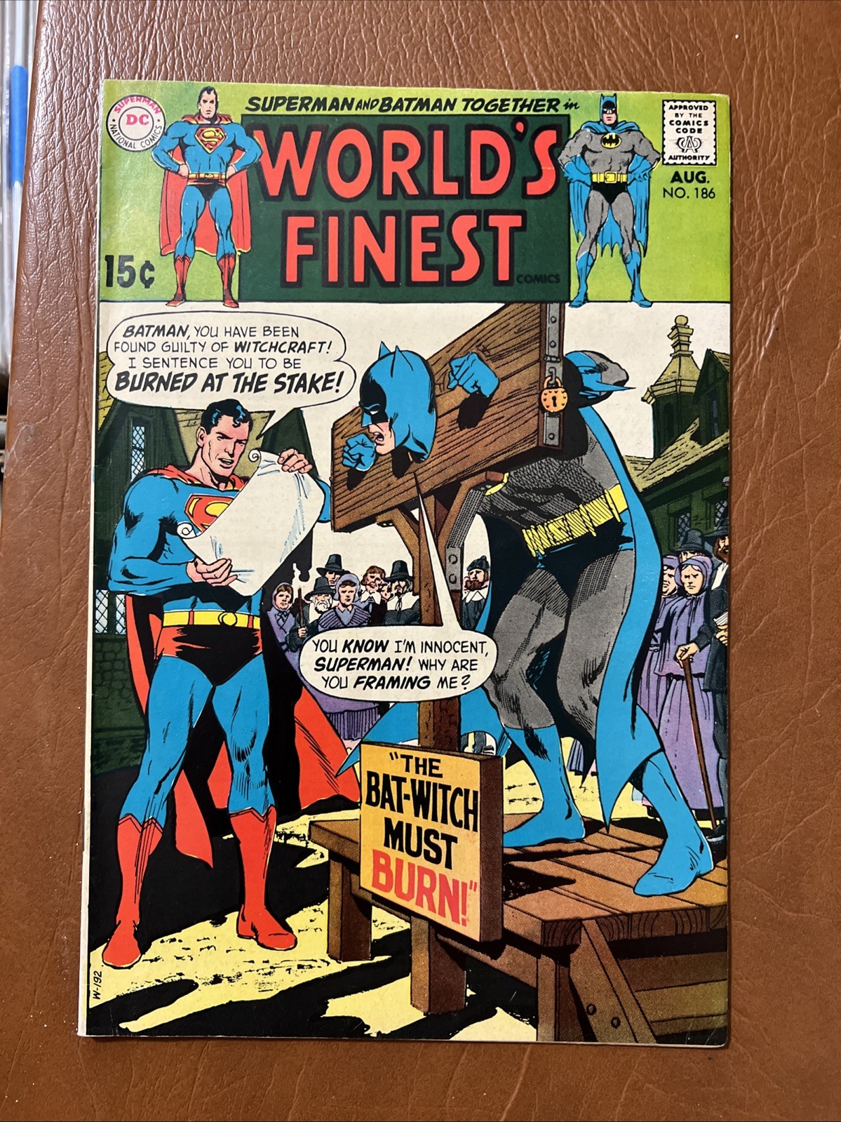 World’s Finest Comics Run 2: FN+ to VF+ #186-187 DC Comics 1969 $7 Ship