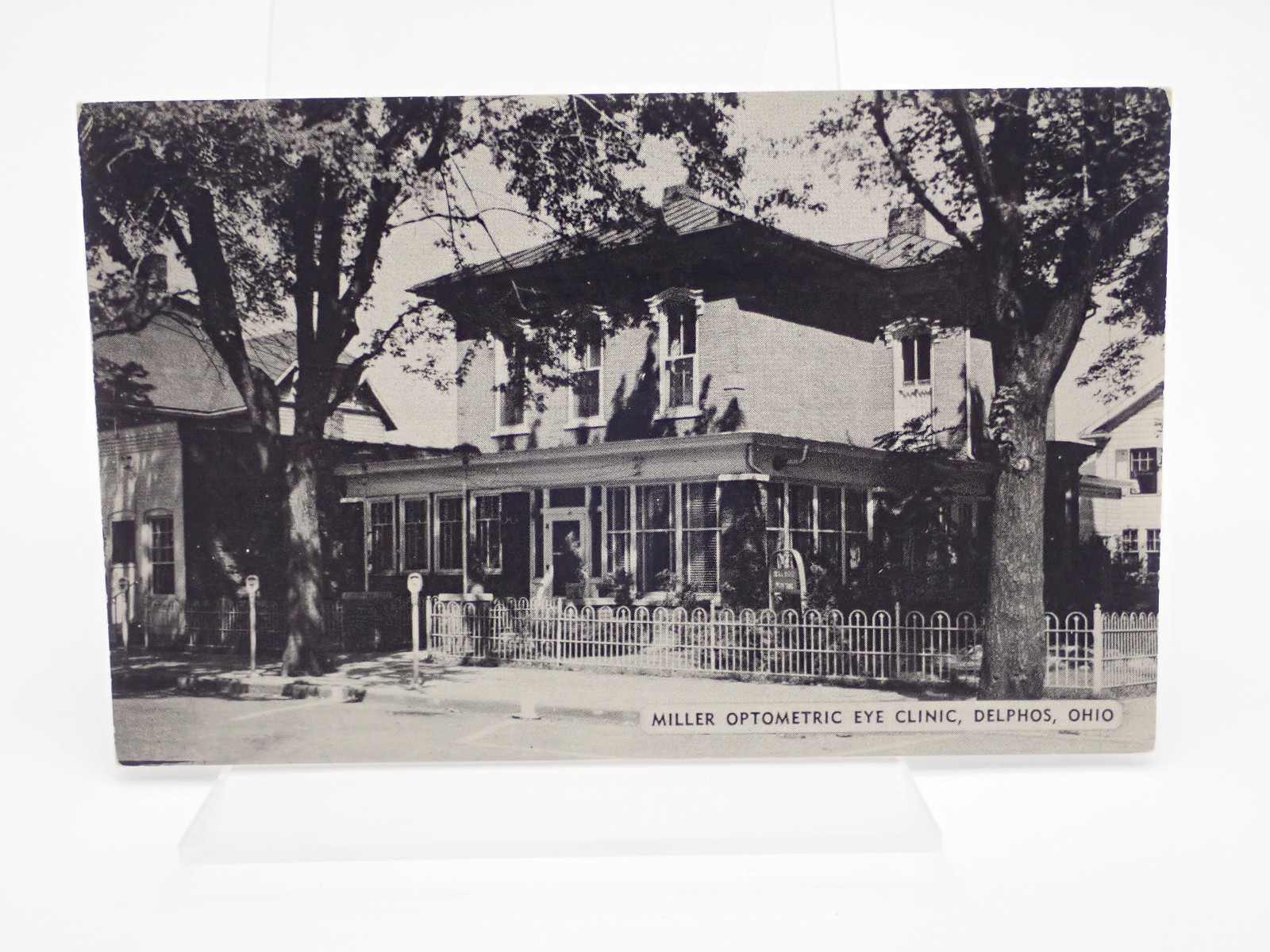 Miller Optometric Eye Clinic Delphos Ohio Vintage Postcard