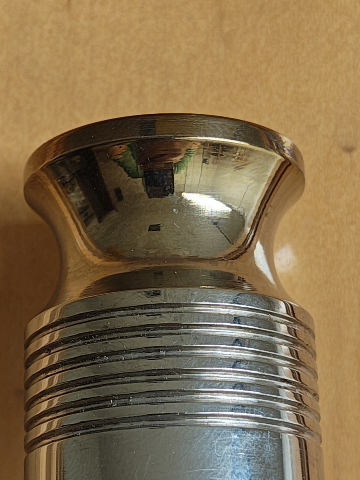 Food grade Titanium Shot “glass ” Solid Base For Stability. Manually Machined.