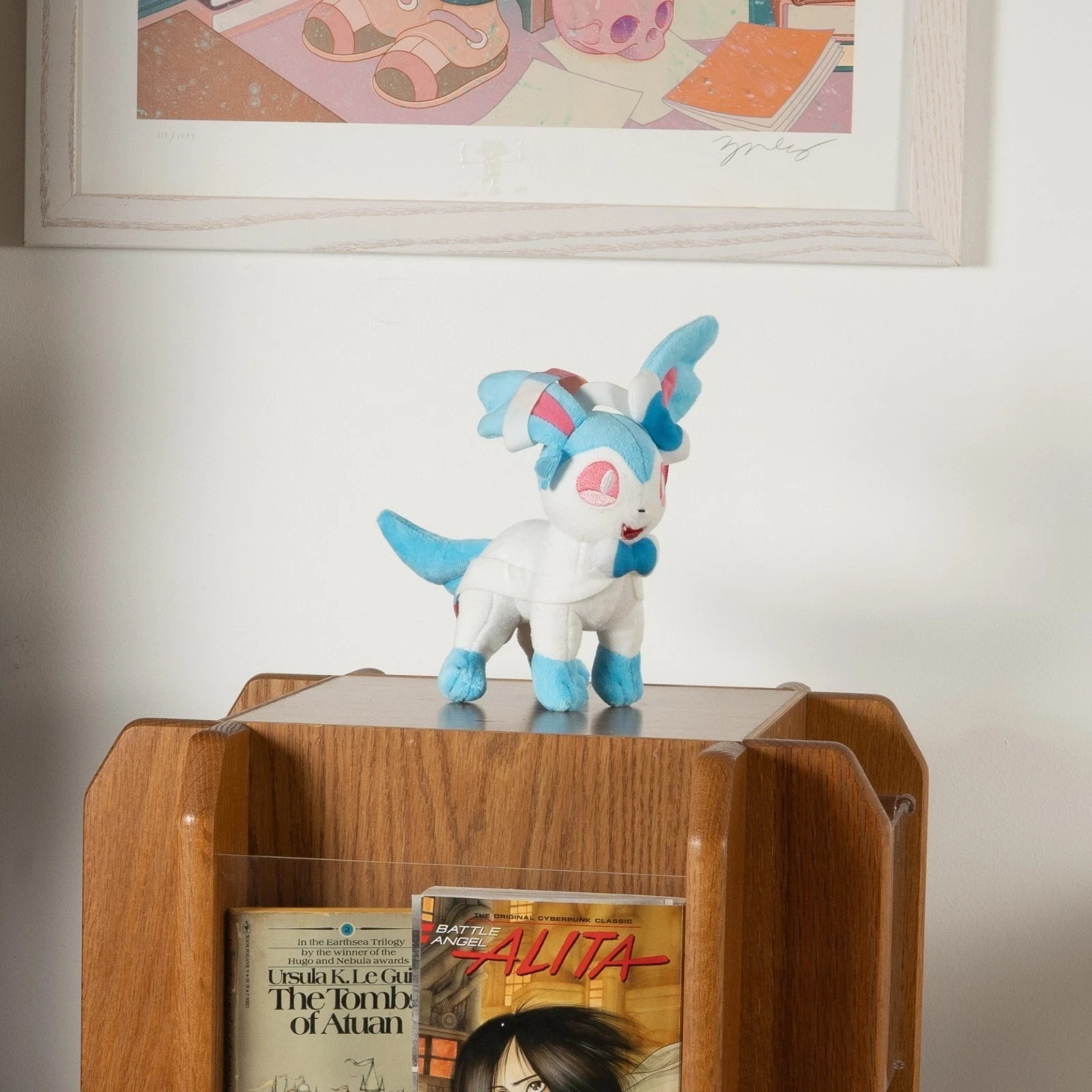 Pokémon Sylveon Plush Toy 7″ Shiny Blue Eevee Evolution Cartoon Collectible