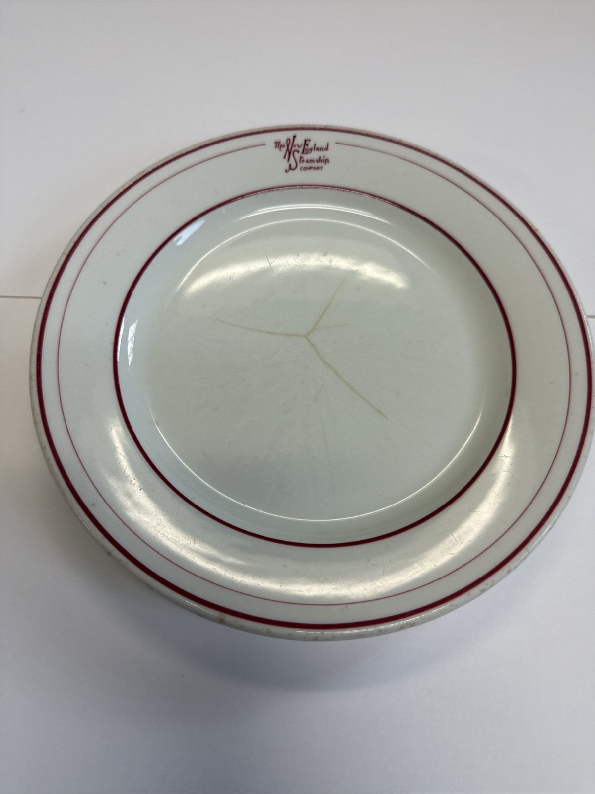 Early 1900’s New England Steamship Company Plate