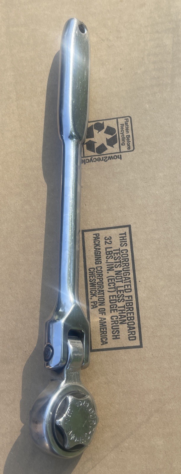 Duro-Chrome 670 long flex head ratchet 1/2″ drive made in USA