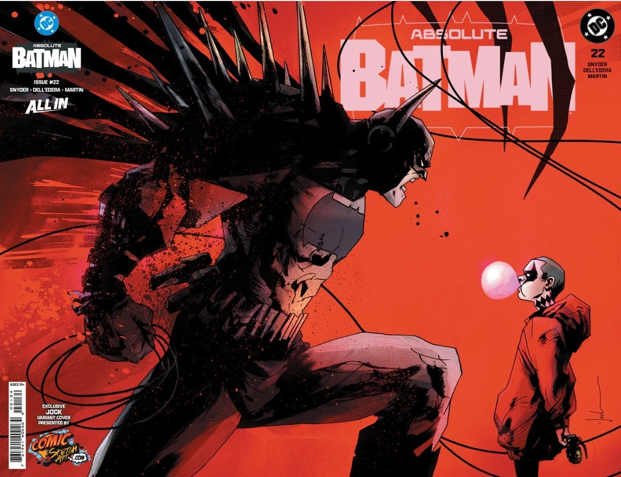 ABSOLUTE BATMAN 22 JOCK VARIANT NM WRAP DOUBLE SIGNED by JOCK & SNYDER 2026