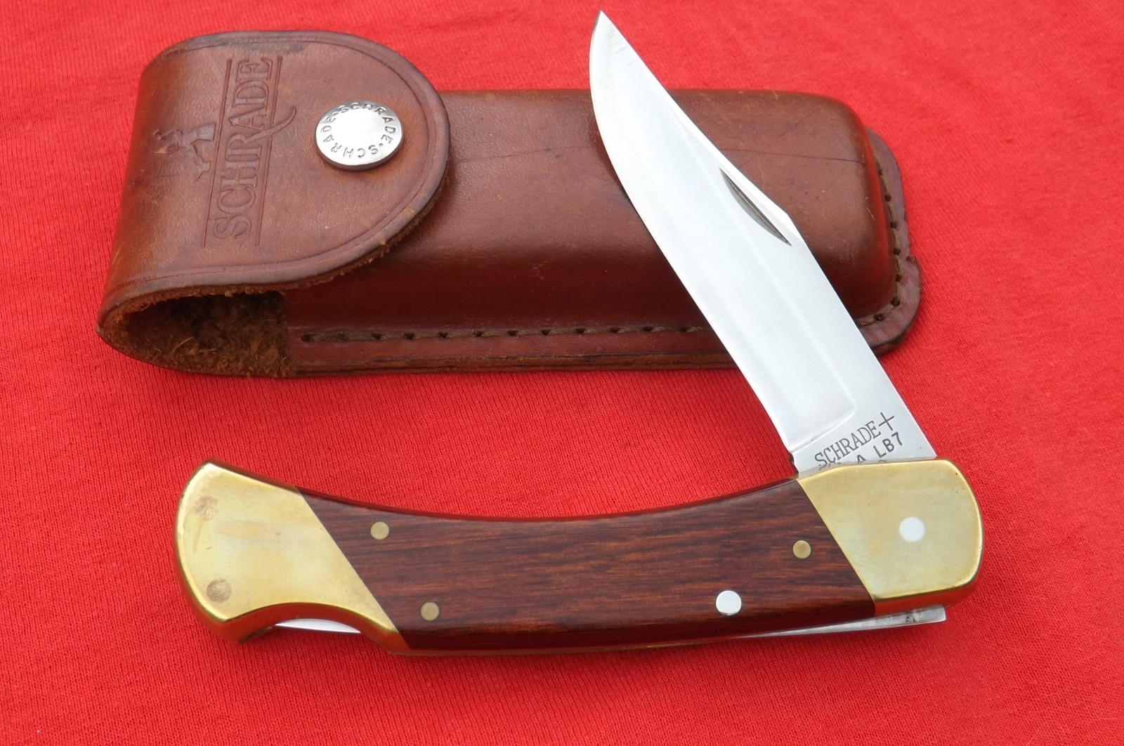 SCHRADE USA Uncle Henry Bear Paw Knife LB7 1980s Lockback N CASE E47262 NEW