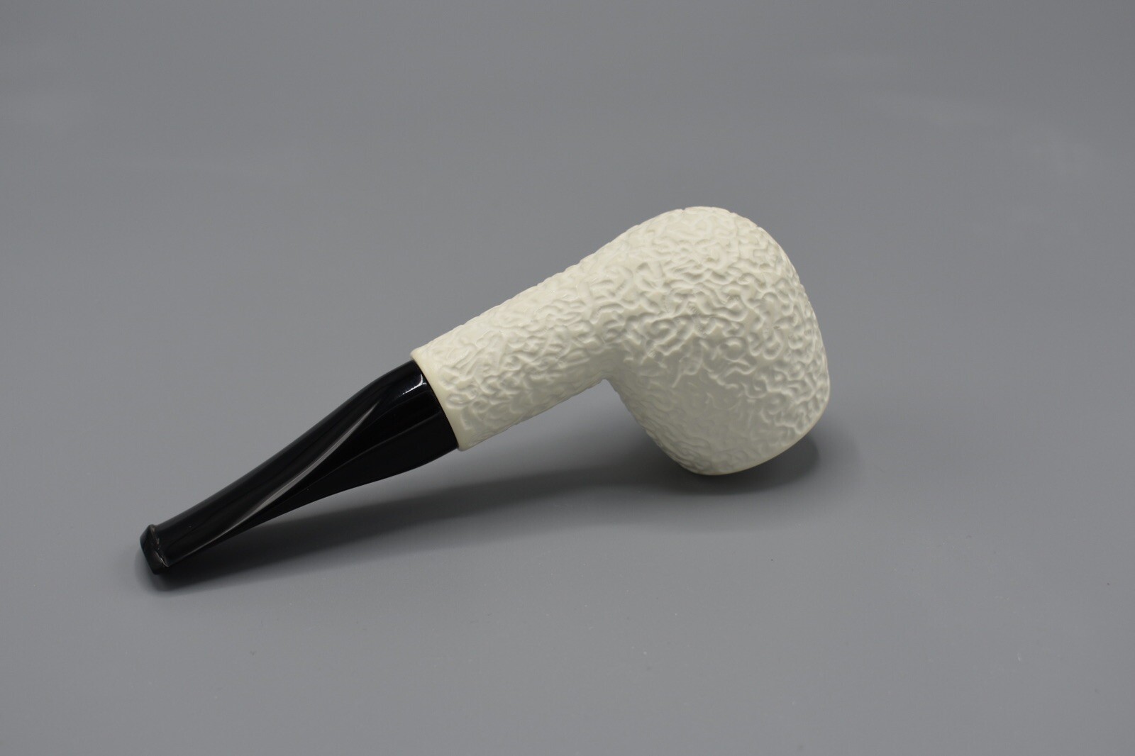 Nose warmer Fat Apple Pipe new-block Meerschaum Handmade W Case#1775