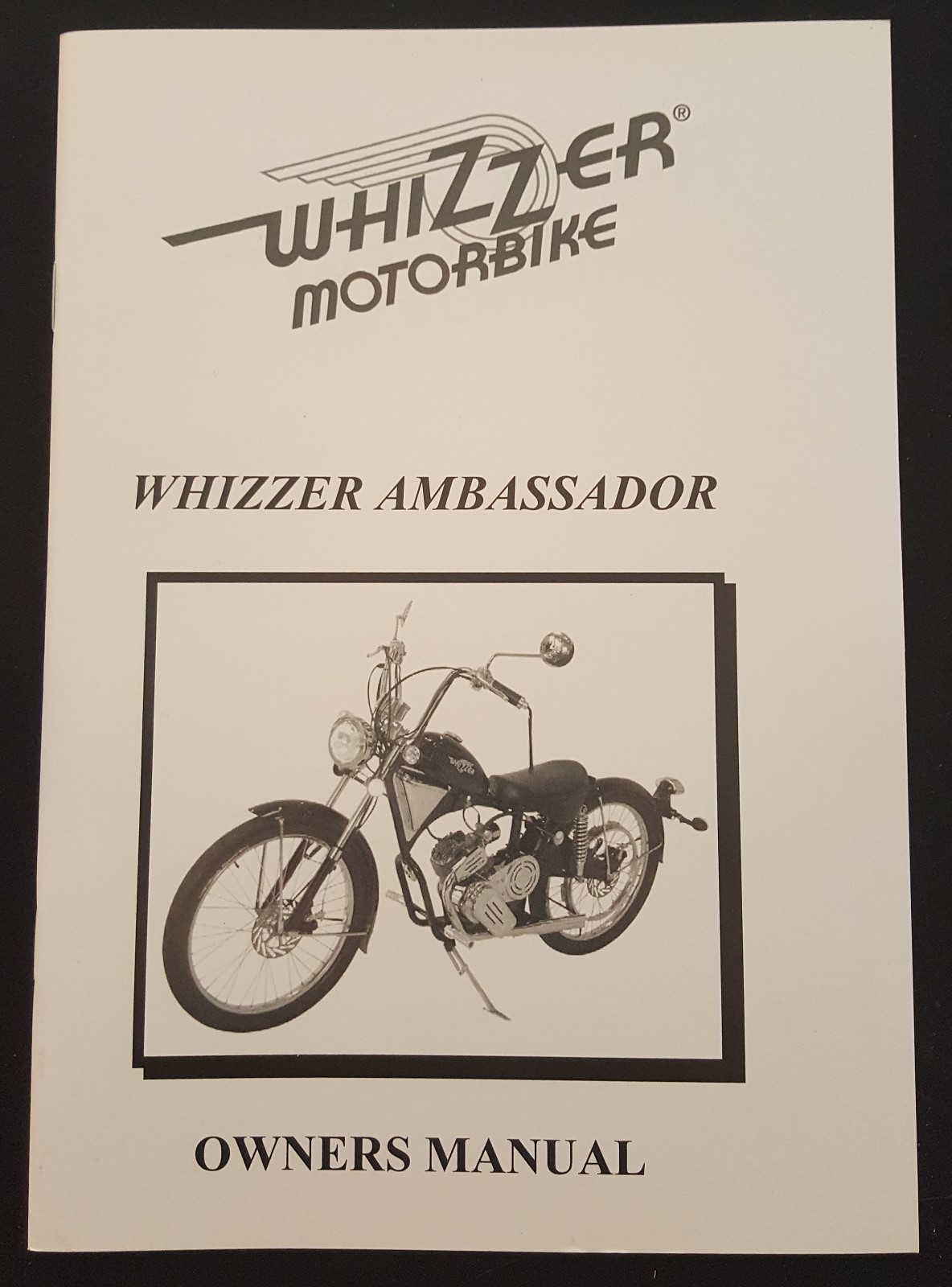 New Whizzer Ambassador Owner’s Manual