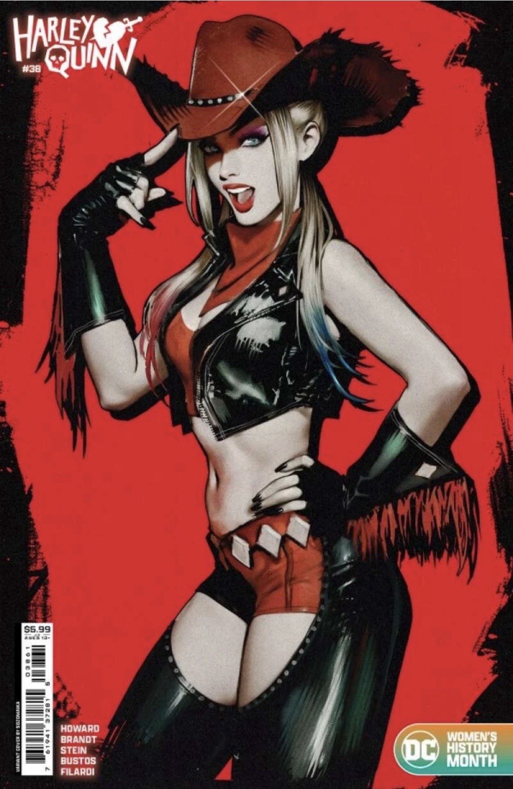 Harley Quinn #38 2021 Cover C Sozomaika Women’s History Month Variant 1st Print