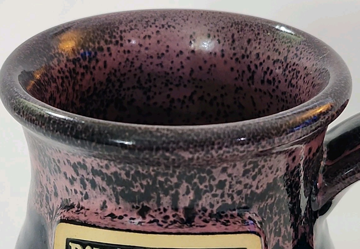 Bones Coffee Deneen Pottery Drip Glaze Coffee Mug 2021 “Red Velvet” Valentine EC