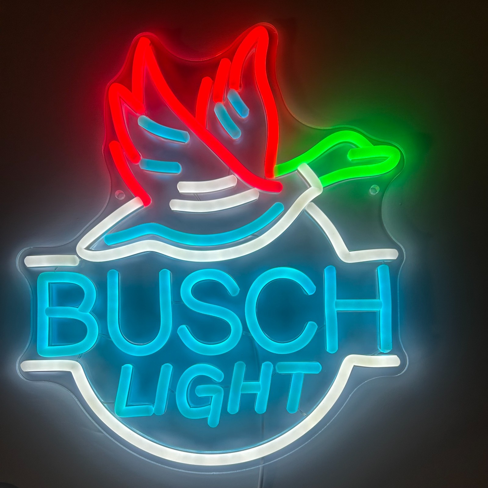 Busch Light Duck hunting outdoor Neon Sign LED light wall decor beer bar
