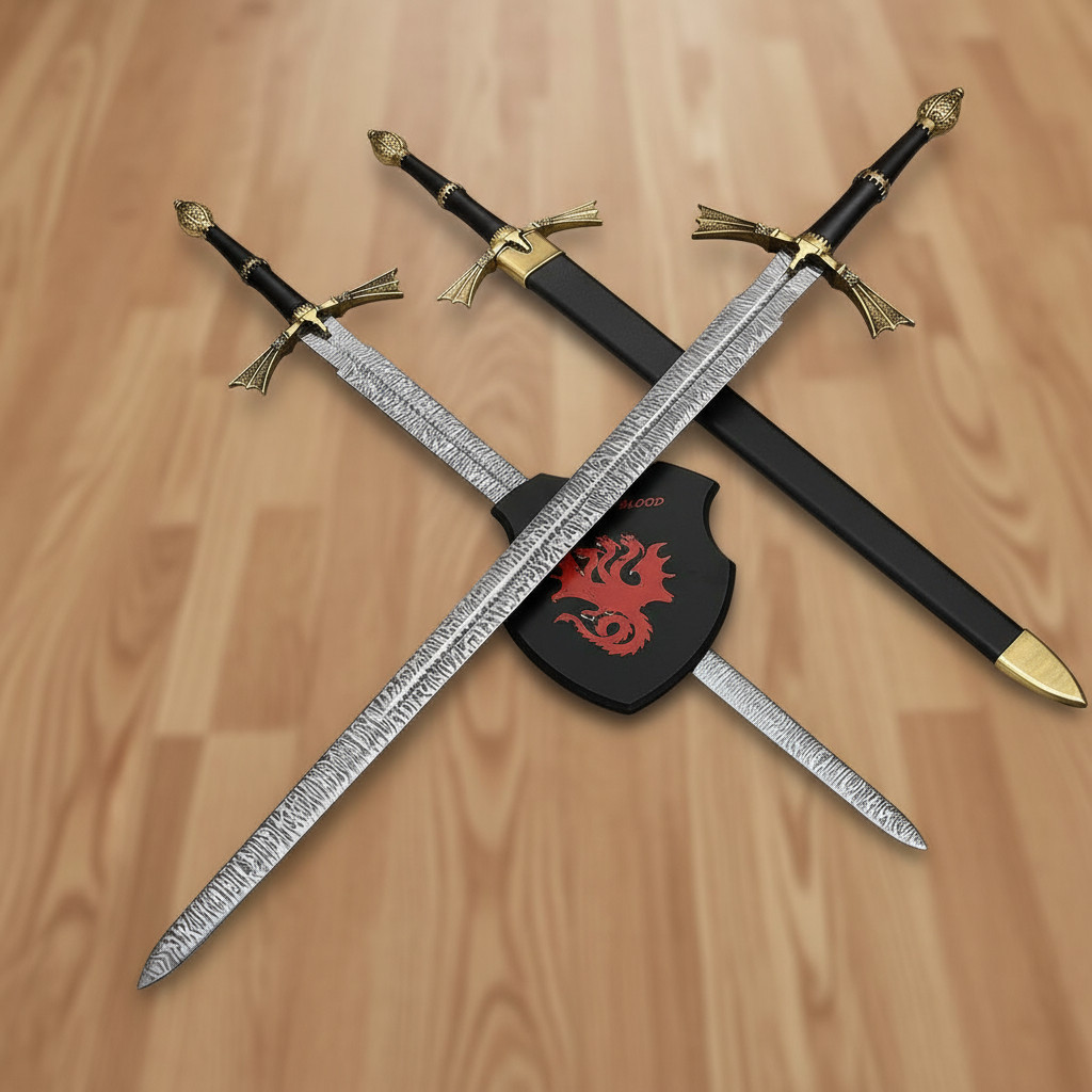 Handmade Damascus Steel Dark Sister Sword | Game of Thrones Daemon Replica