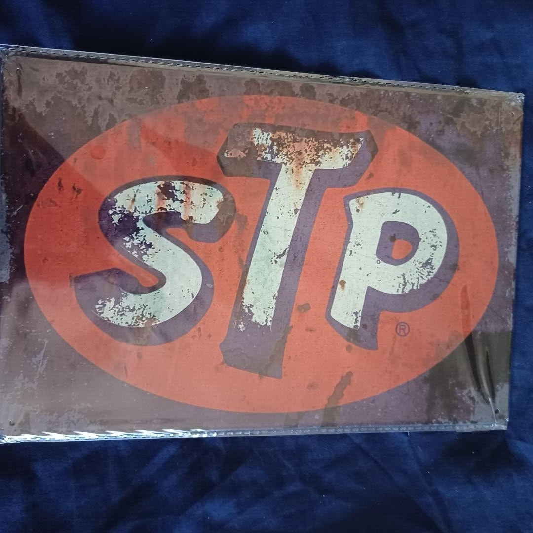 8″X12″ Metal Sign Man Cave Garage Bar Gas Station Retro Looking Red STP
