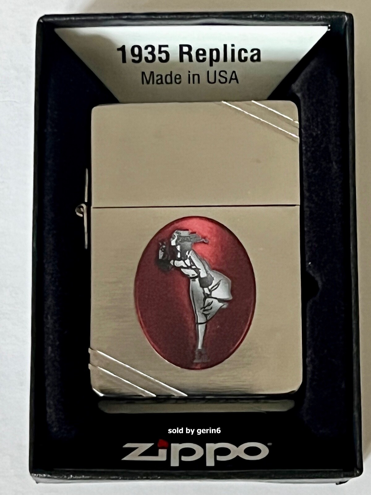 Zippo Windproof Replica 1935 Lighter With Windy, 97139 New In Box