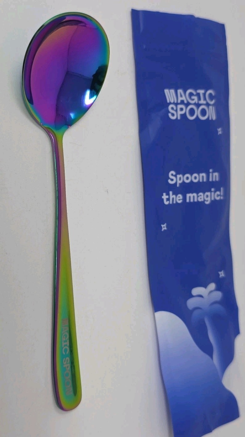 Magic Spoon Rainbow Iridescent Stainless Steel Spoon “Hold On To The Dream”