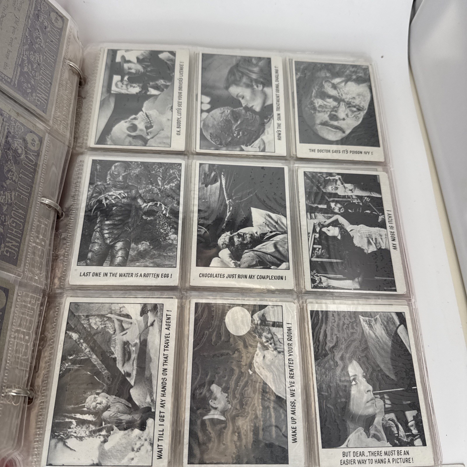 Vintage 1973 Topps Creature Features You’ll Die Laughing 128 Card Set Monster