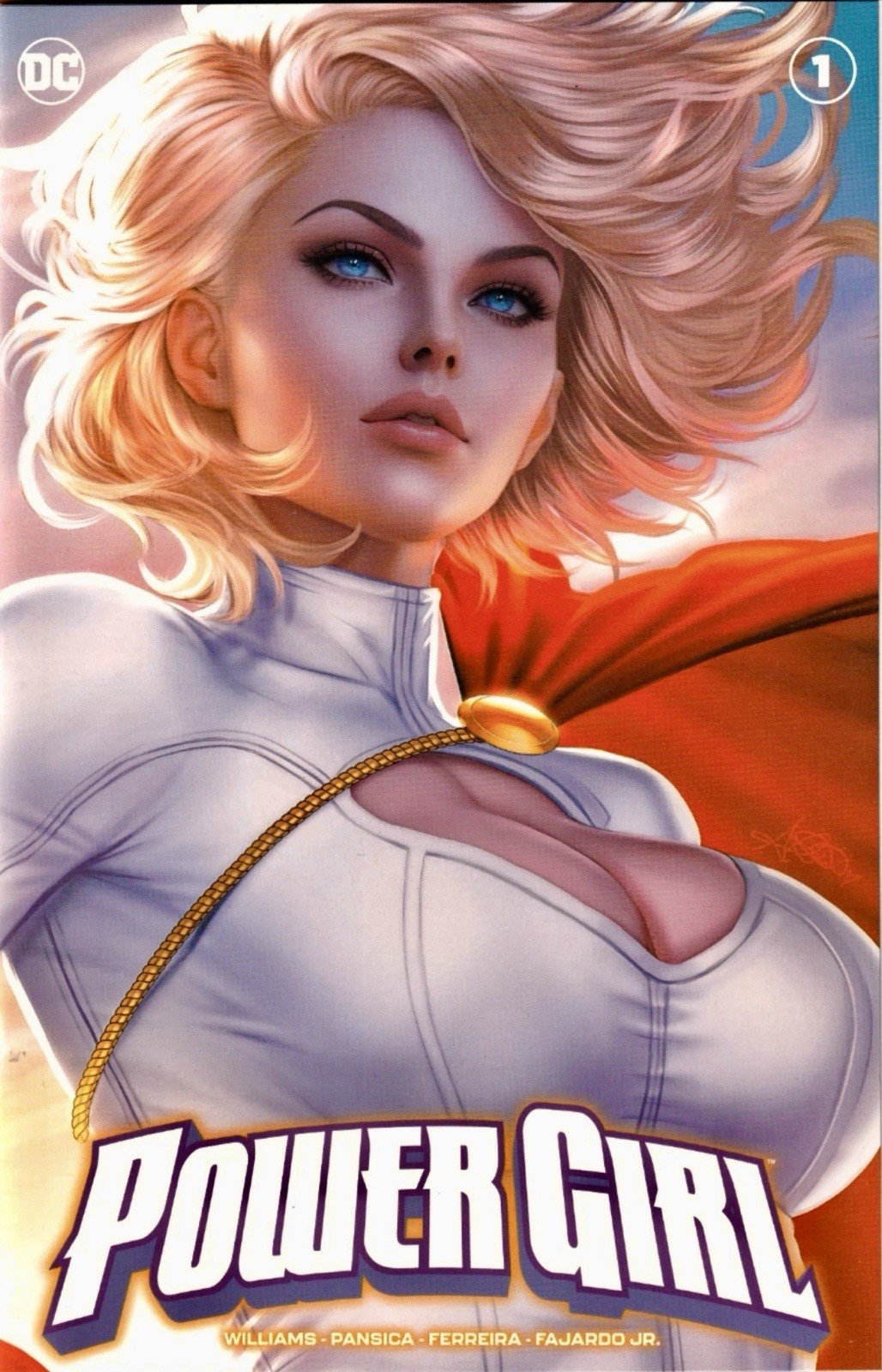 POWER GIRL #1 ARIEL DIAZ EXCLUSIVE TRADE DRESS VARIANT LTD 3000 DC 2023 🔥🔥🔥