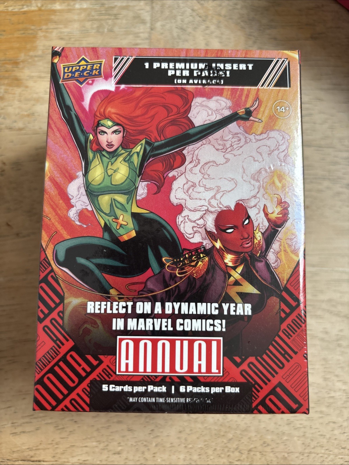 2023-24 Upper Deck Marvel Annual Trading Cards Blaster Box Factory Sealed