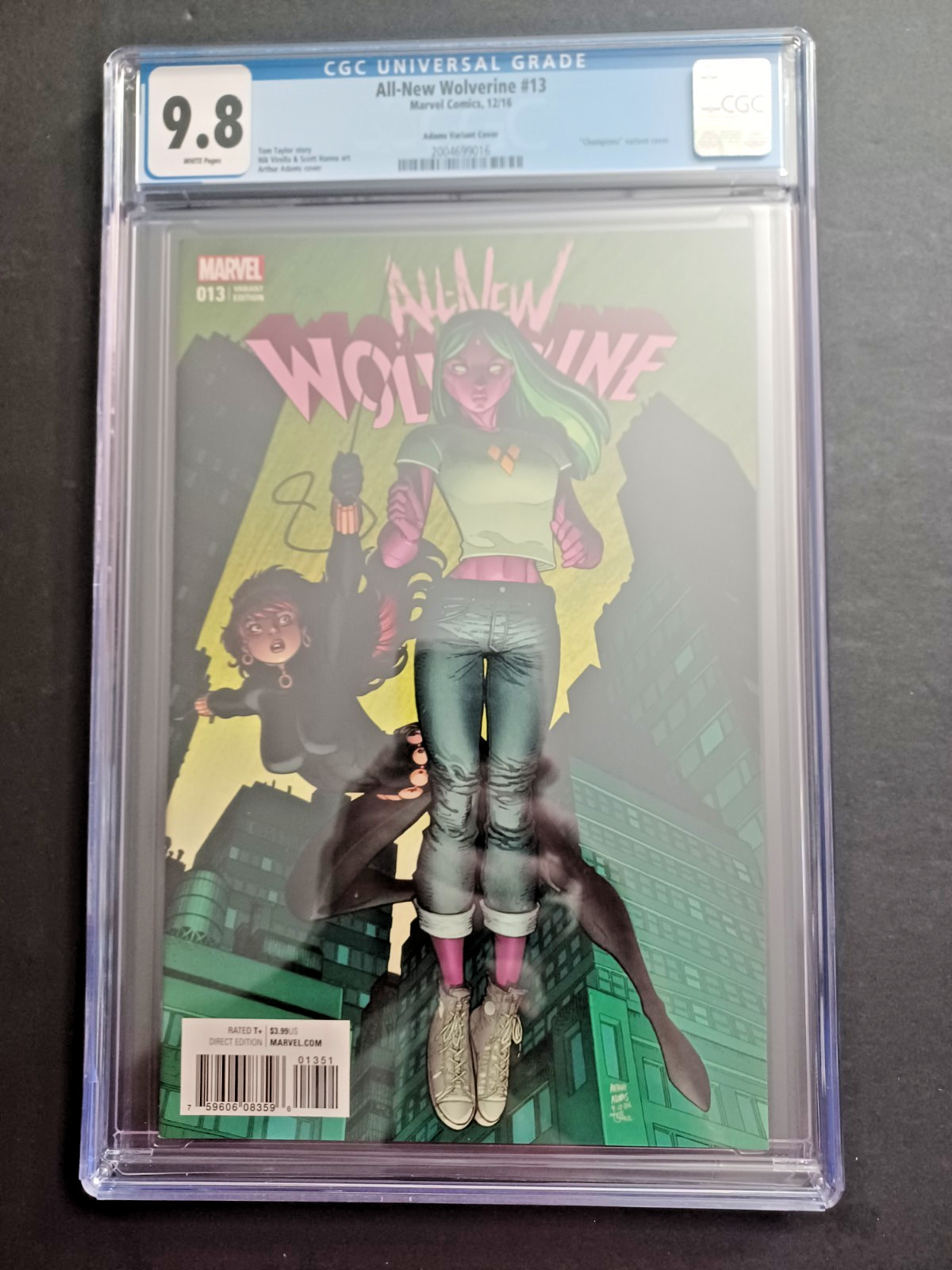 All New Wolverine #13 Arthur Adams Vision Variant – Laura Kinney -2016 – CGC 9.8