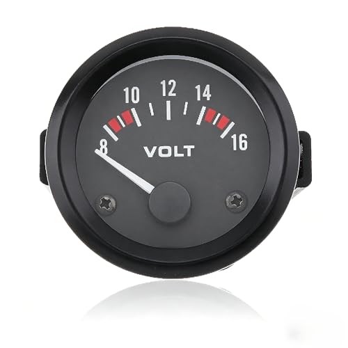 2″ 52MM 12V 8~16V Universal LED Electrical Car Voltmeter Voltage Gauge Meter,