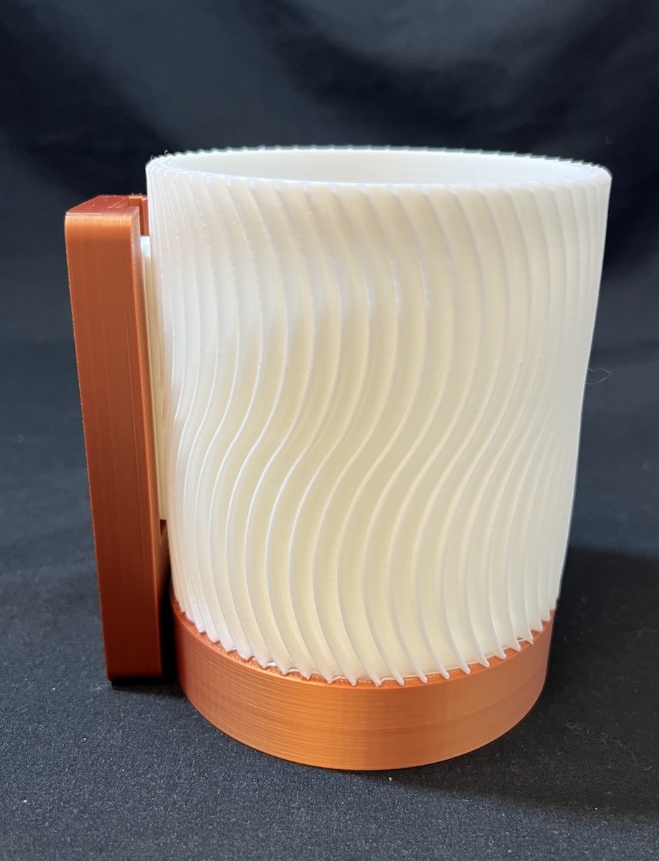 New Plastic Wall Planter/or Wall Lamp. Attractive Home Decor Piece.