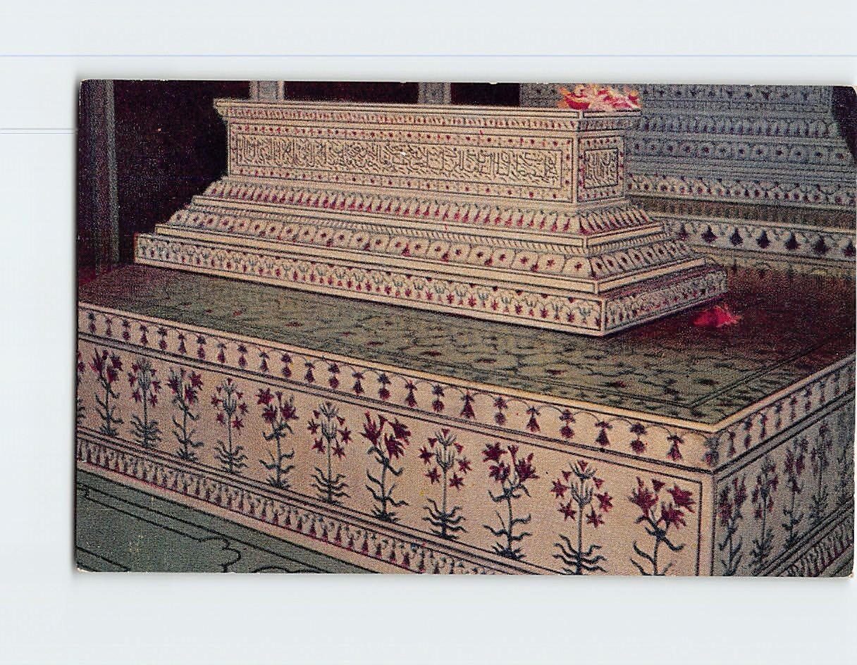 Postcard Tombs Inside Taj Mahal, Agra, India