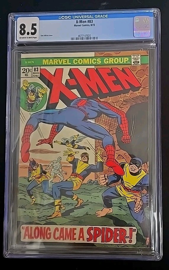 X-Men #83 Marvel Comics CGC 8.5 Off White to White Pages