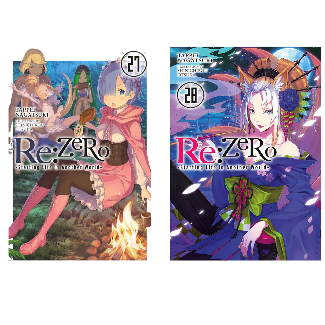 Re:Zero−Starting Life in Another World Vol. 1-28 Light Novel English FULL SET