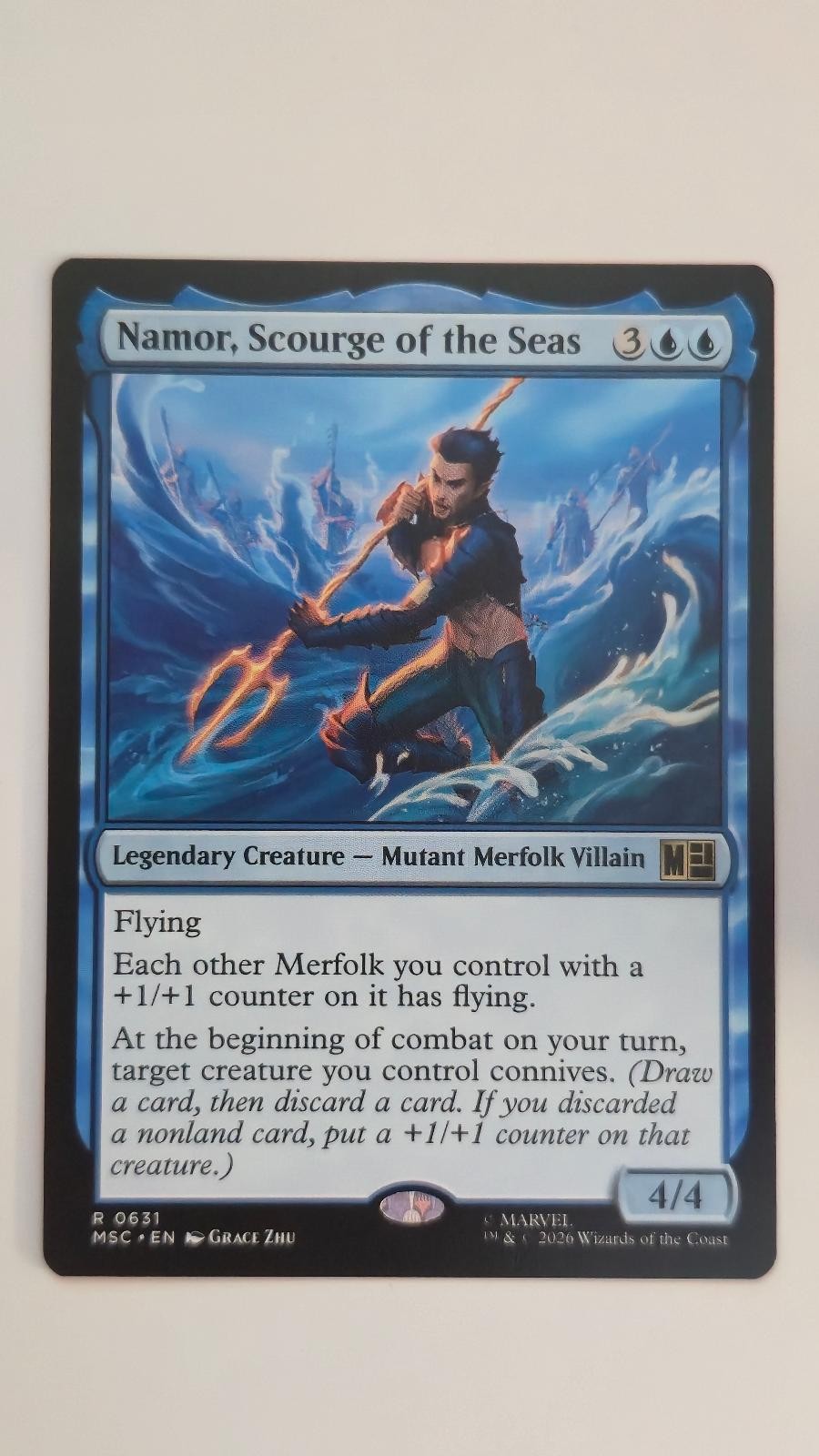 Namor, Scourge of the Seas 631 Commander: Marvel Super Heroes MTG