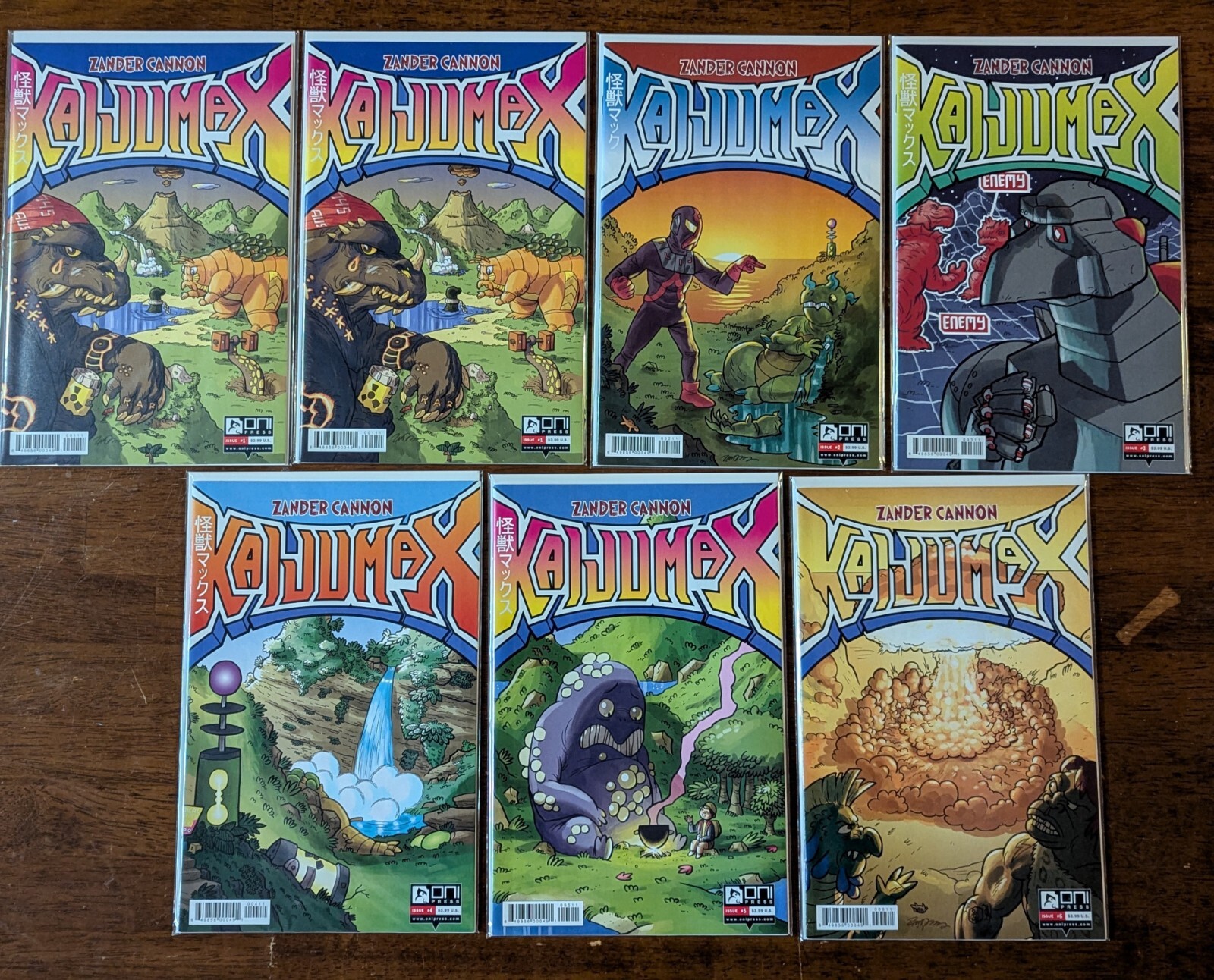 Oni Press Comics – Kaijumax Season 1 #1 – 6 COMPLETE SERIES – 2015 – Z, Cannon