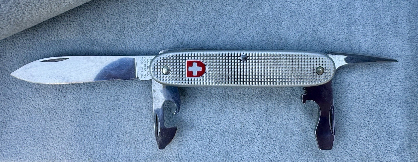 Vintage 2002 Victorinox Swiss Army Soldier Knife Switzerland