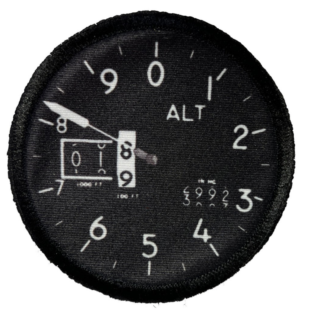 Airplane Artificial Horizon Morale Patch Tactical Military Army Badge