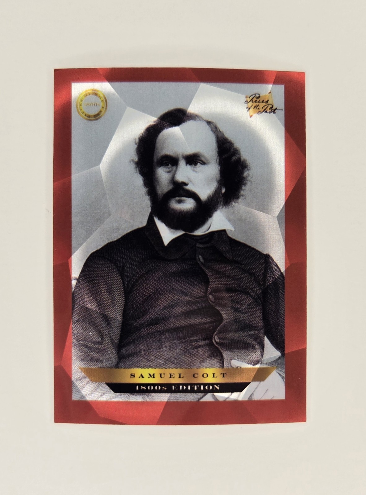 2024 Pieces of the Past 1800’s Samuel Colt Red Cracked Ice Refractor /25
