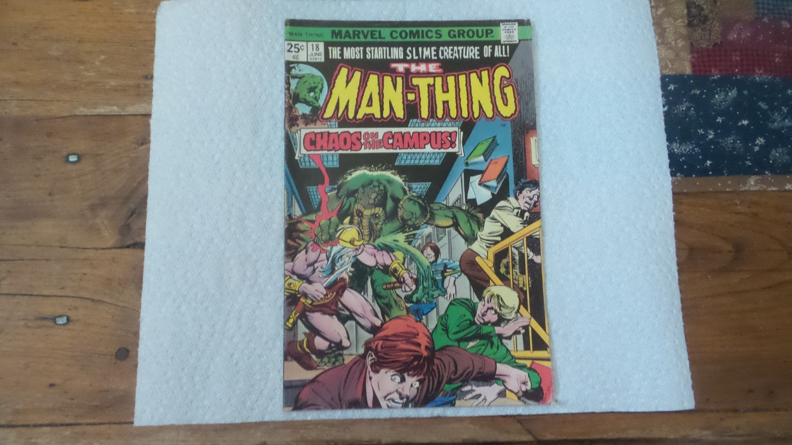 Vintage Marvel Comics, THE MAN THING Vol. 1, #18, June, 1975