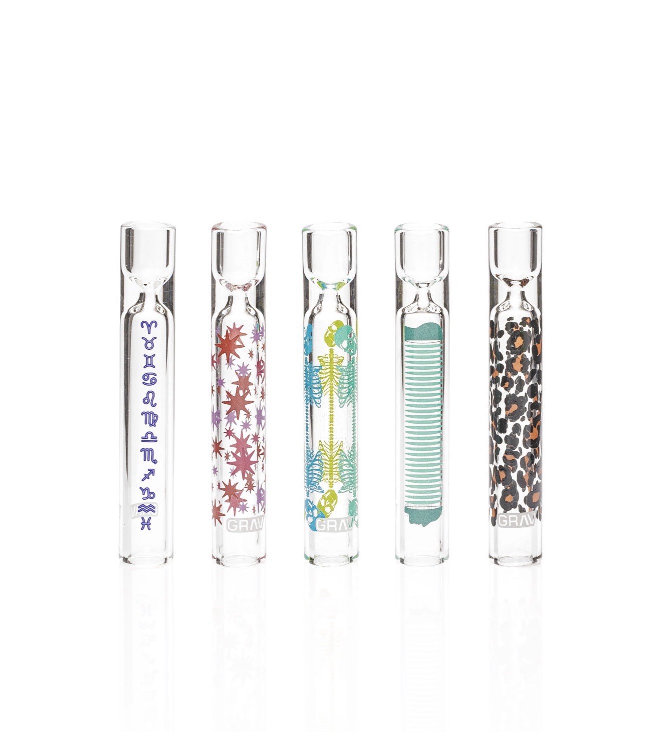 GRAV® NEW 12mm FUN TASTERS 5 Pack, 3 Designs To Choose From, FREE SHIPPING $30+
