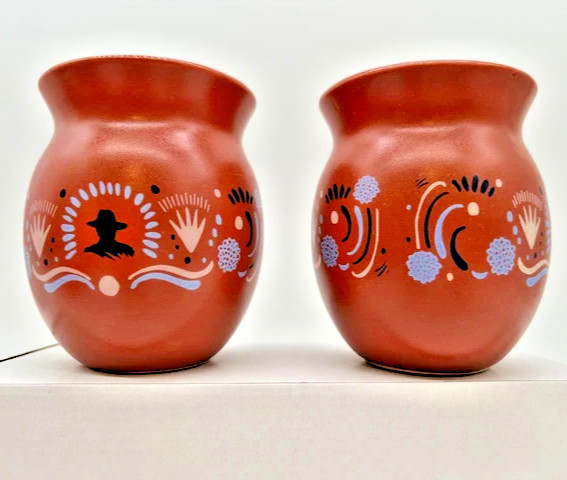 Don Julio Tequila Cantaritos Clay Cups (Set of 2) Blanco Anejo Reposado