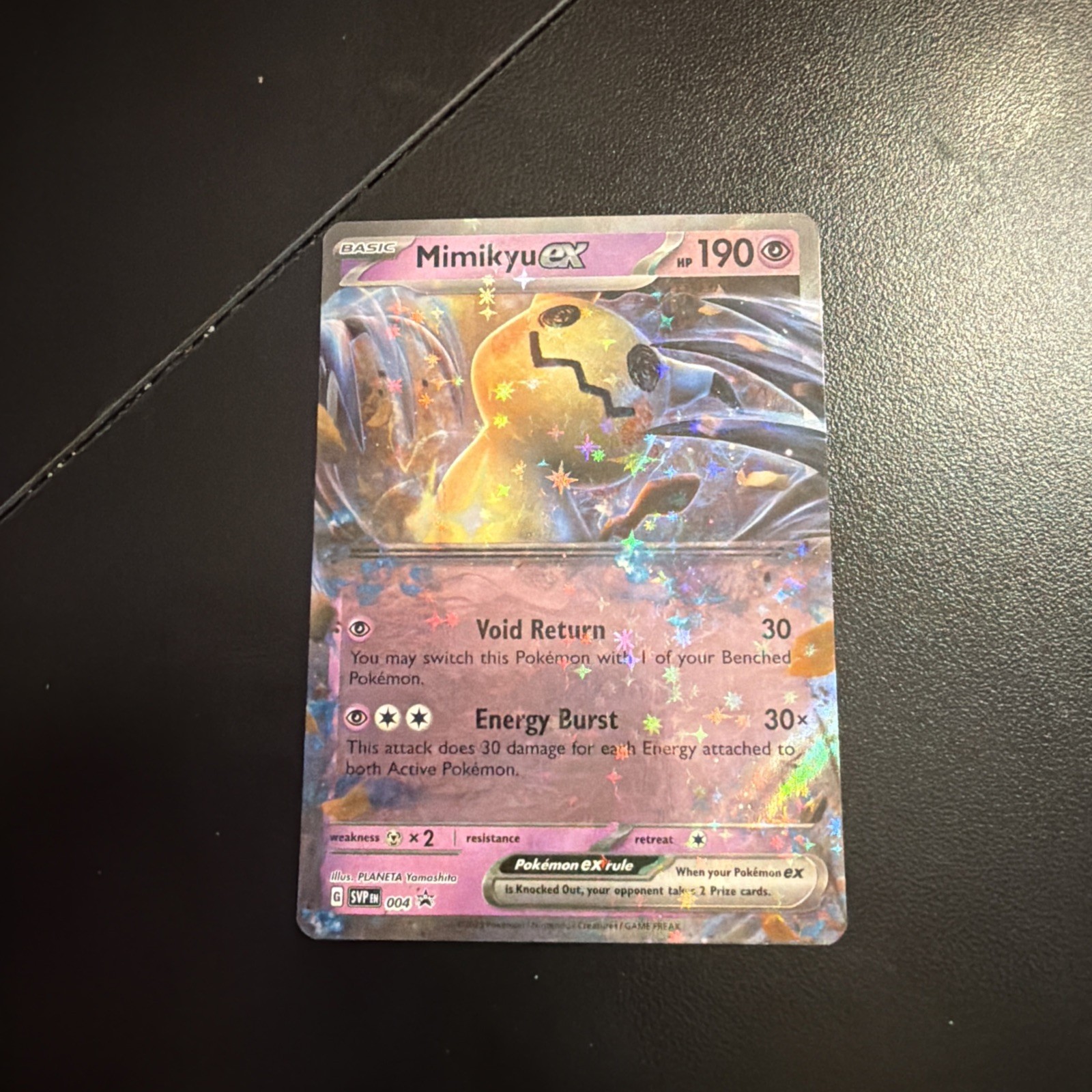 2023 Pokemon Mimikyu EX Black Star Promos 004 Holo