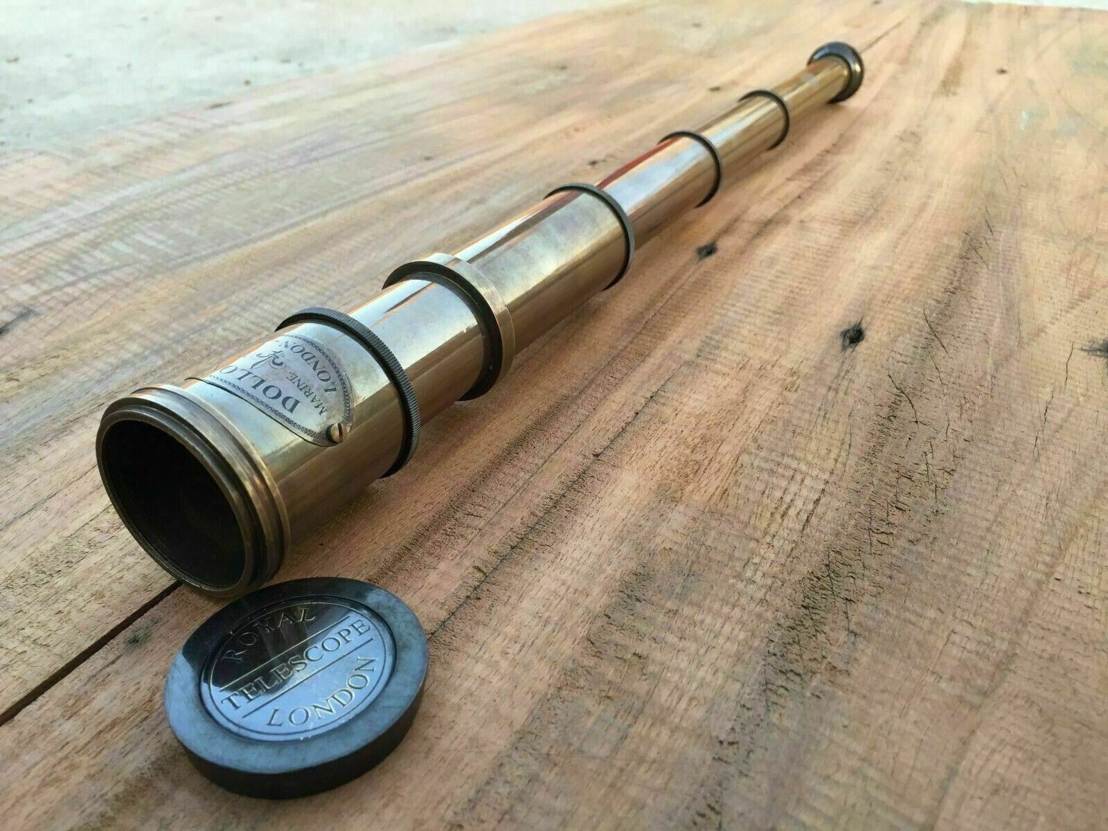 Vintage Solid Brass Marine time Pirate Telescope Spyglass Handmade Gift Item New