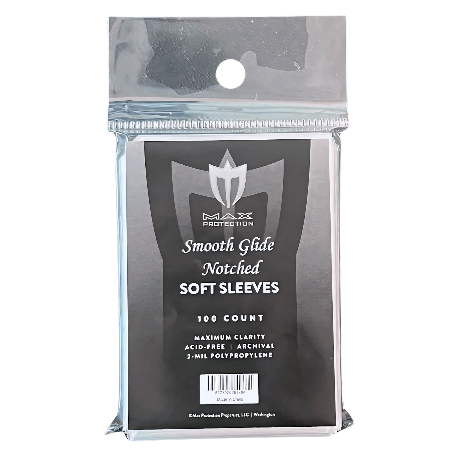 10,000 (Full Case) Max Protection Premium Card Easy Glide Notched Soft Sleeves