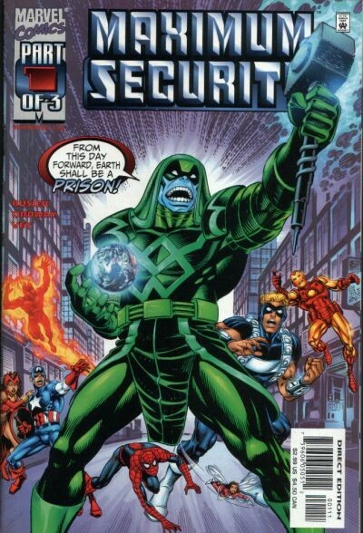 Maximum Security #1 NM 9.4 2000 Jerry Ordway Cover